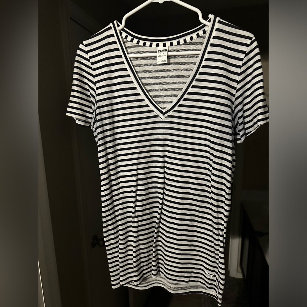 VS PINK STRIPPED SHIRT
